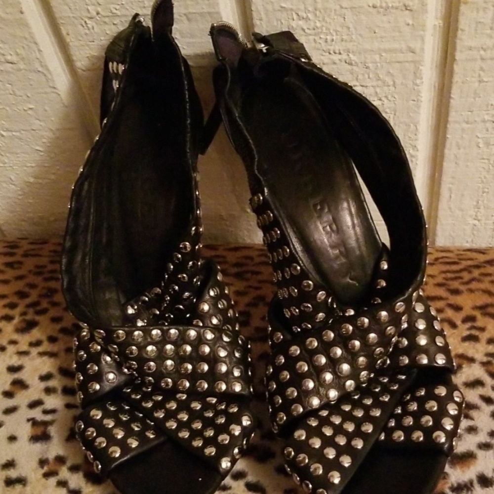Burberry studded stilletos